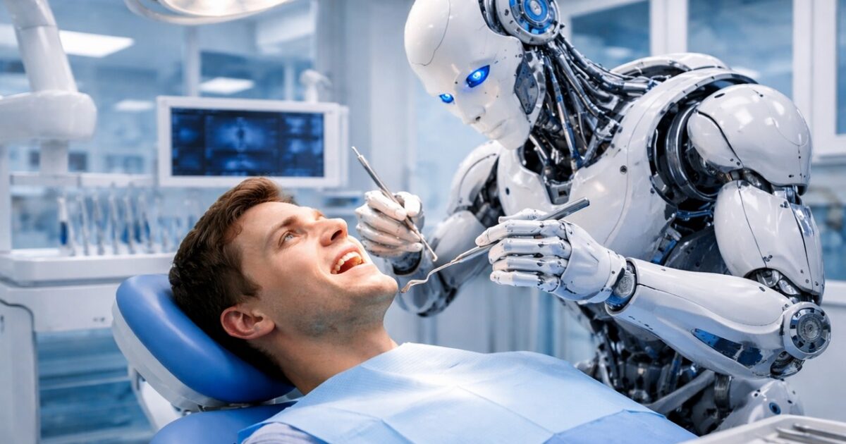 Roboty w gabinetach dentystycznych. Polacy na razie mówią „nie”, ale rewolucja jest nie do zatrzymania